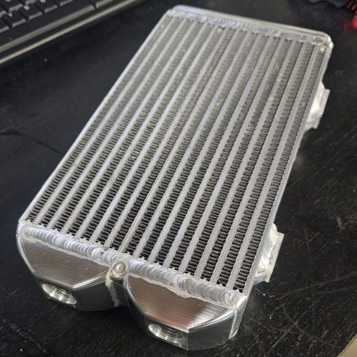 Performance Billet Tank Dual-Pass Oil Cooler